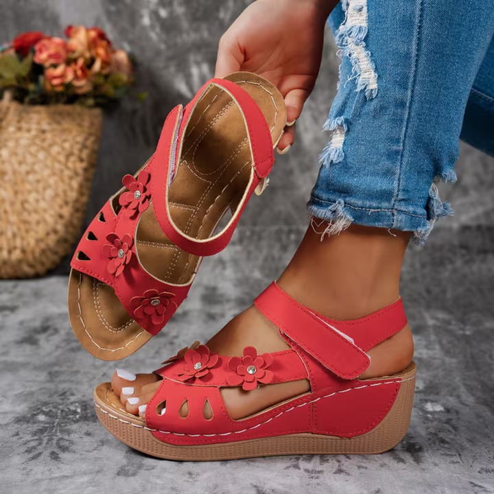 Evelyne™ | Orthopedic Comfort Flower Sandals