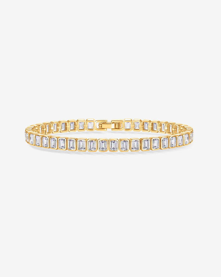 Emerald-Cut Tennis Bracelet