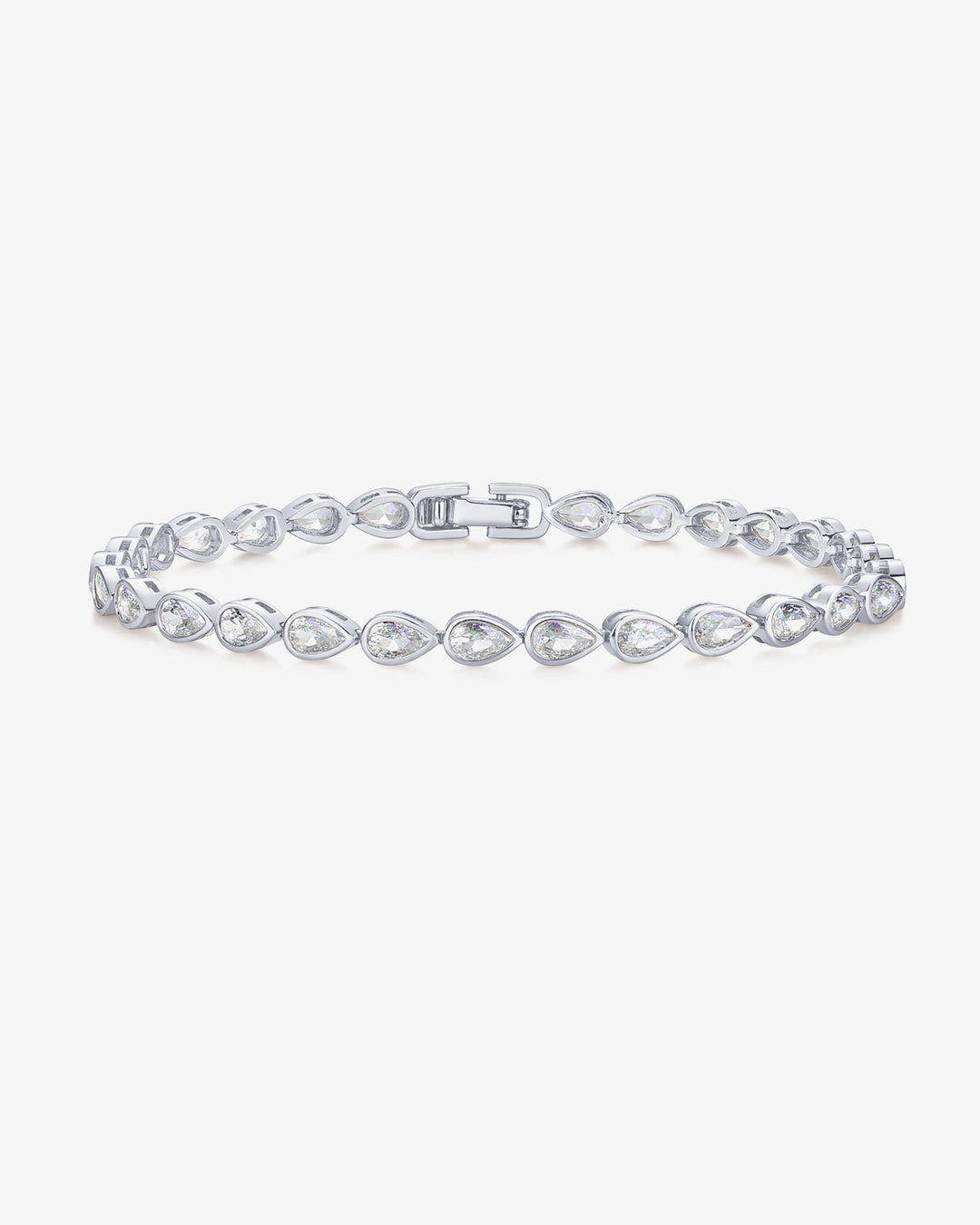 Teardrop Stone Tennis Bracelet