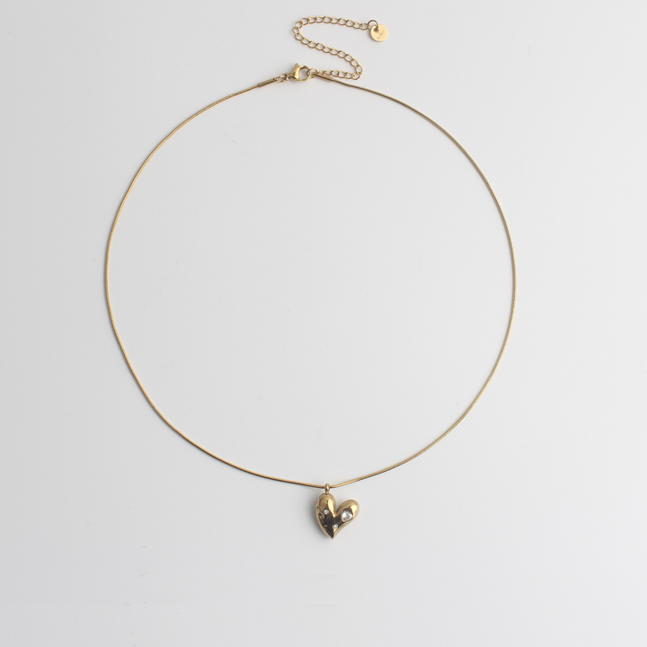 Sparkly love - Necklace - Stainless Steel