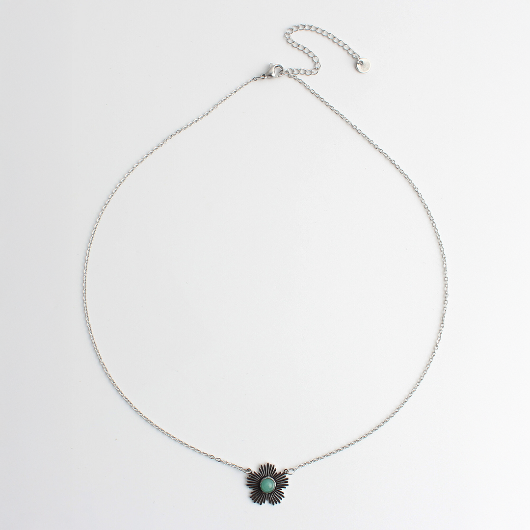 Lumina - Necklace - Natural Stone - Stainless Steel