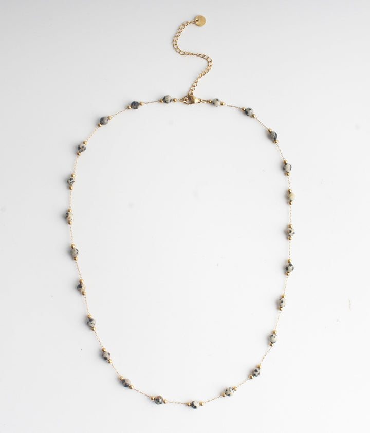 Sophia - Necklace - Natural Stone - Stainless Steel