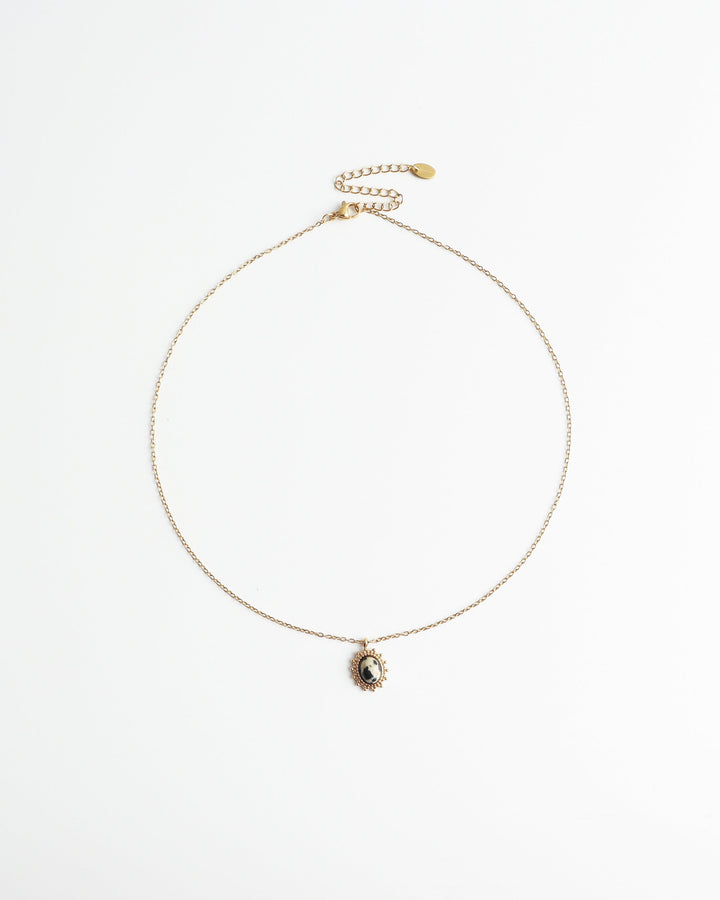 Jolie - Necklace - Natural Stone - Stainless Steel
