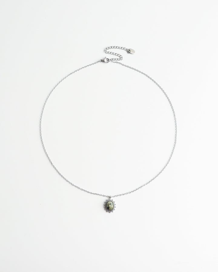 Jolie - Necklace - Natural Stone - Stainless Steel
