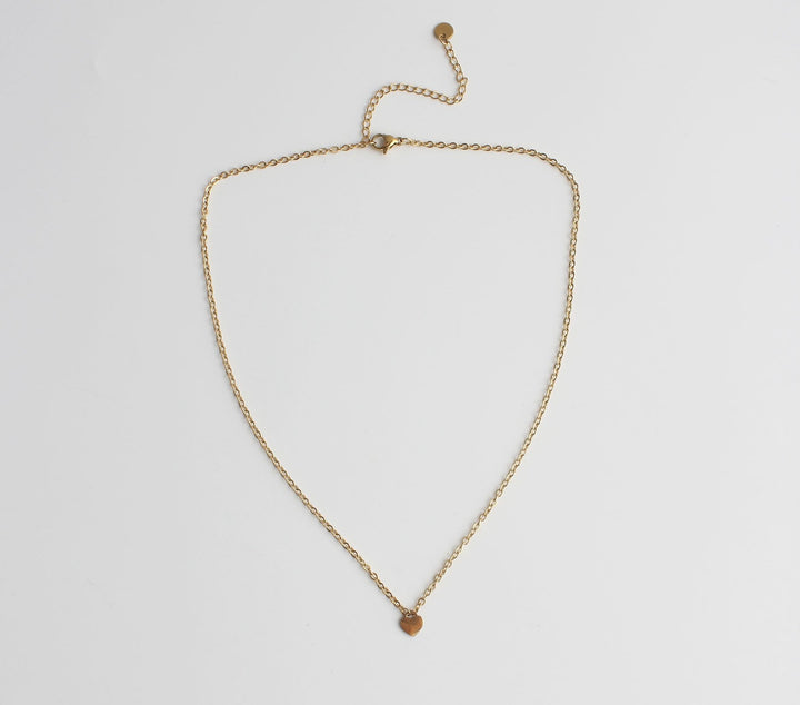 Heart - Necklace - Stainless Steel