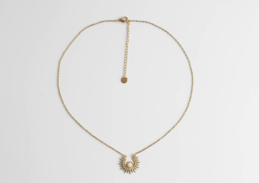 Xavi - Necklace - Natural Stone - Stainless Steel