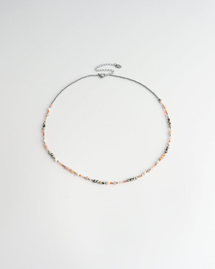 Diona - Necklace - Natural Stone - Stainless Steel