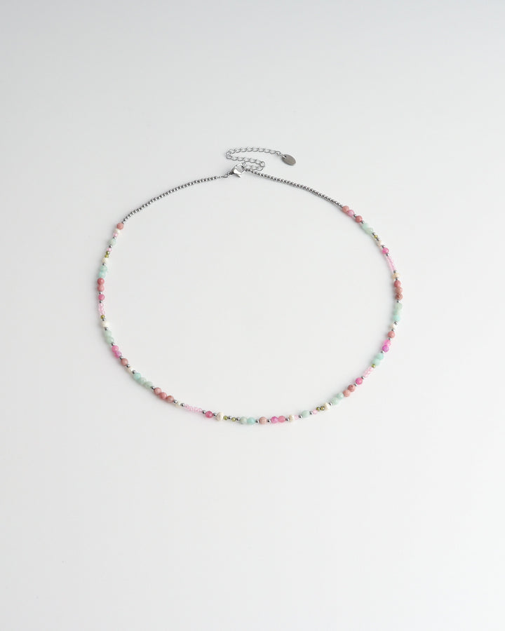 Diona - Necklace - Natural Stone - Stainless Steel