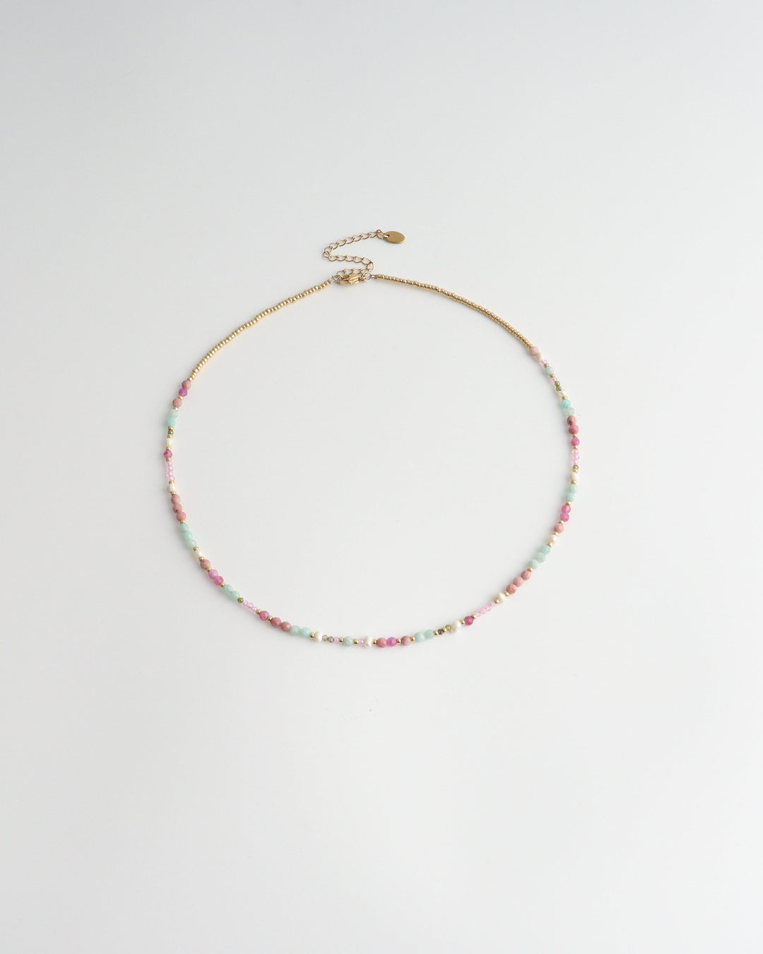 Diona - Necklace - Natural Stone - Stainless Steel