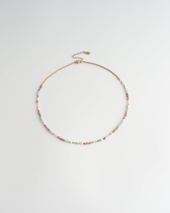 Diona - Necklace - Natural Stone - Stainless Steel