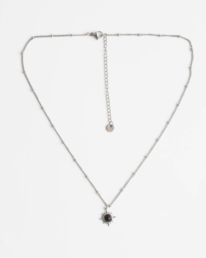 Chasing the sun - Necklace - Natural Stone-  Stainless Steel