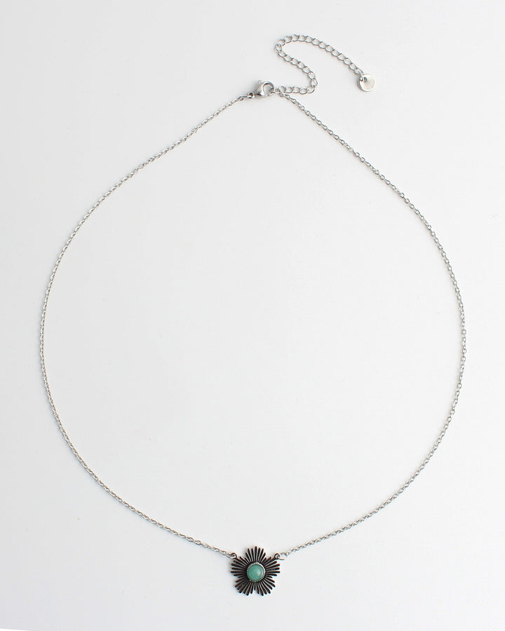 Lumina - Necklace - Natural Stone - Stainless Steel