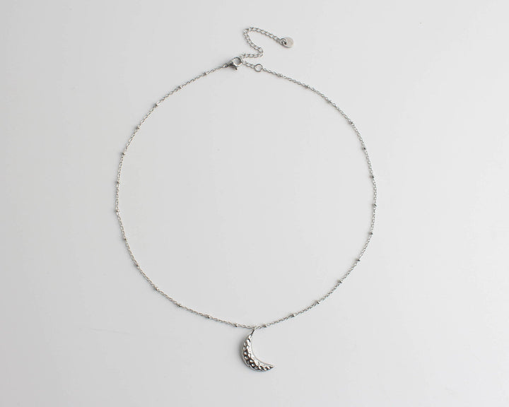 Moon - Necklace - Stainless Steel
