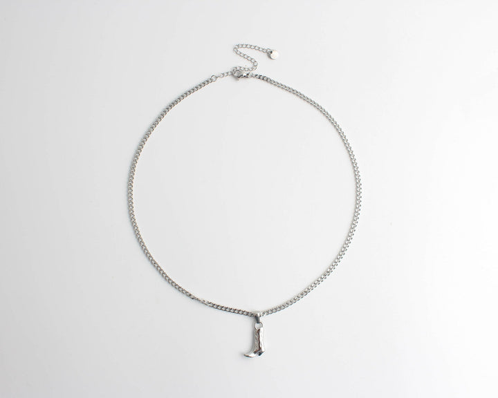 Cowboy Boots - Necklace - Stainless Steel