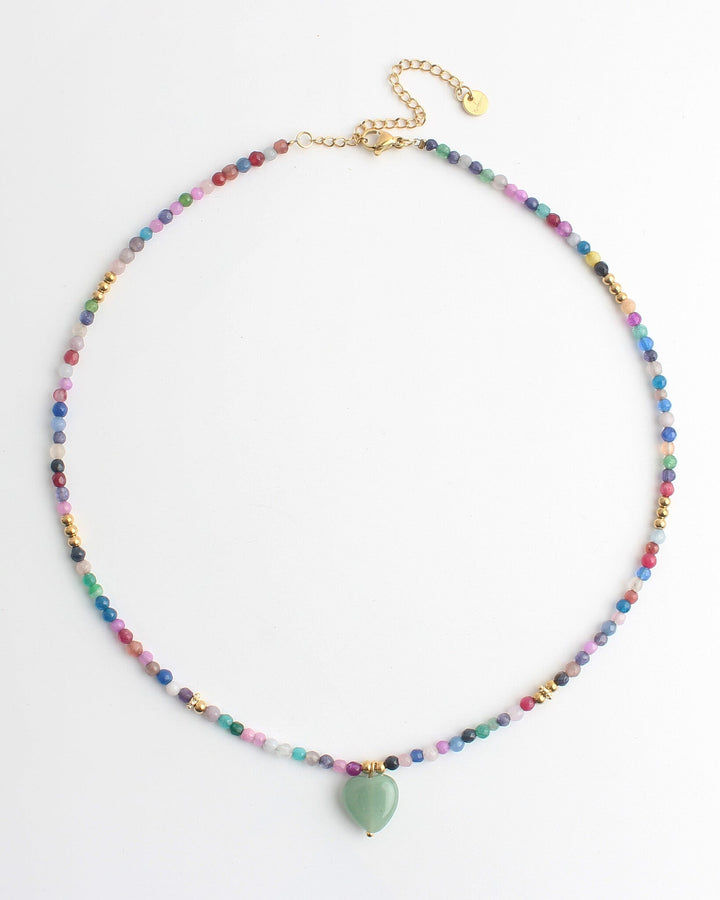 Capri - Necklace - Natural Stone - Stainless Steel