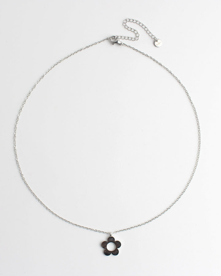 Beautiful Flower - Necklace - Stainless Steel