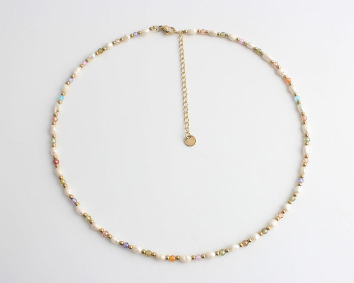 Pearl Party - Necklace - Stainless Steel