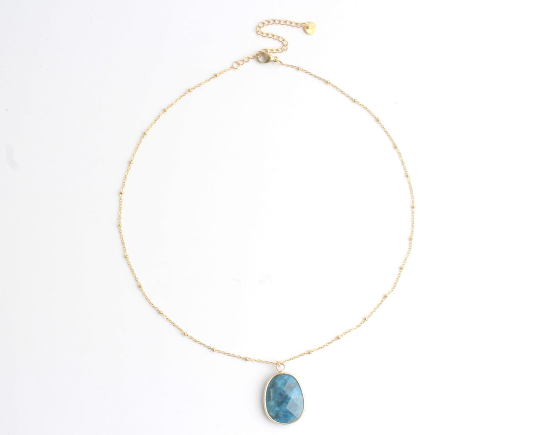 Edita - Necklace - Natural Stone - Stainless Steel