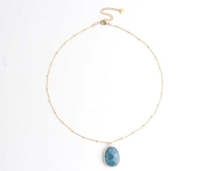 Edita - Necklace - Natural Stone - Stainless Steel