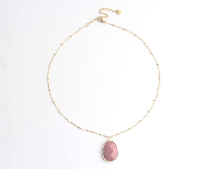 Edita - Necklace - Natural Stone - Stainless Steel