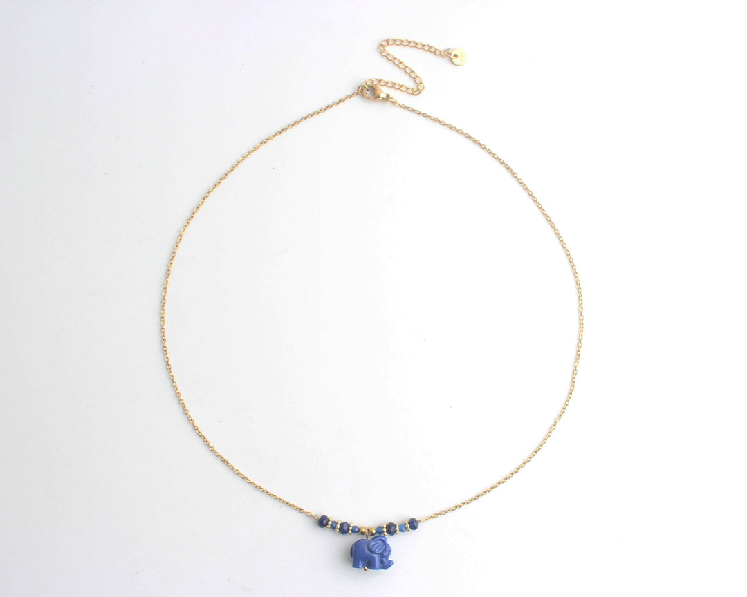 Elephant - Necklace - Stainless Steel
