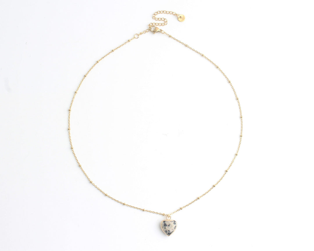 Cherish - Necklace - Natural Stone - Stainless Steel