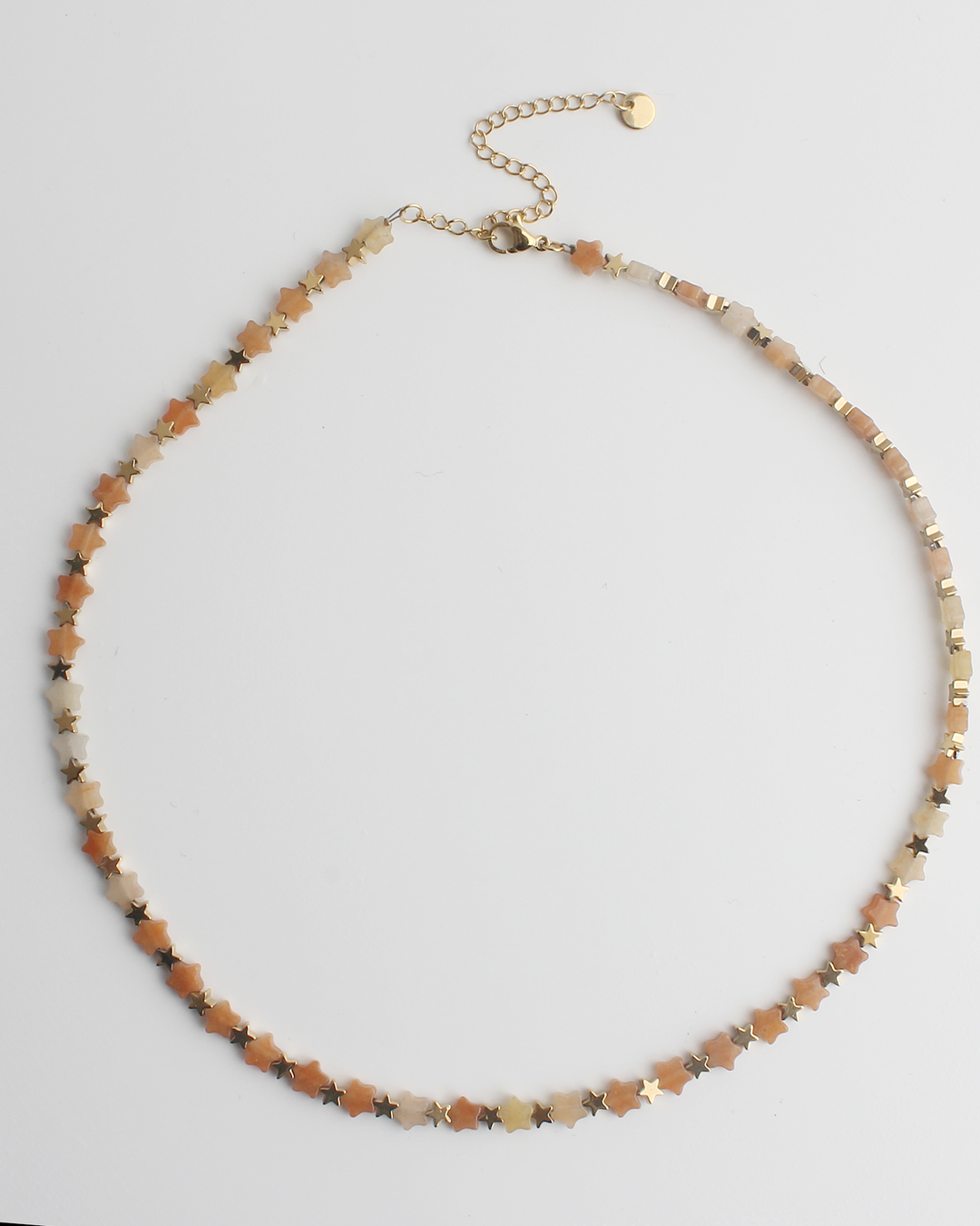 Stargazing - Necklace - Natural Stone - Stainless Steel