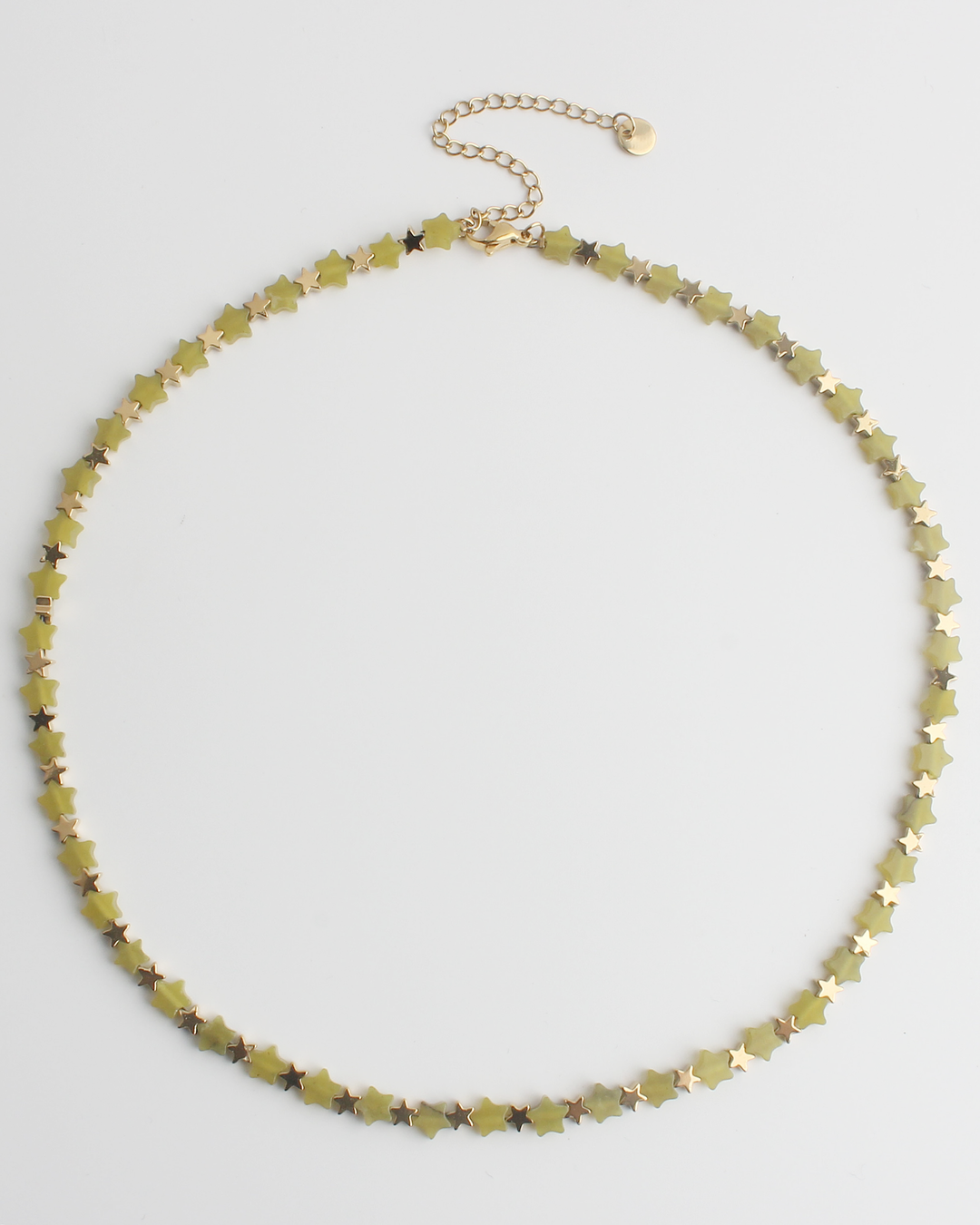 Stargazing - Necklace - Natural Stone - Stainless Steel
