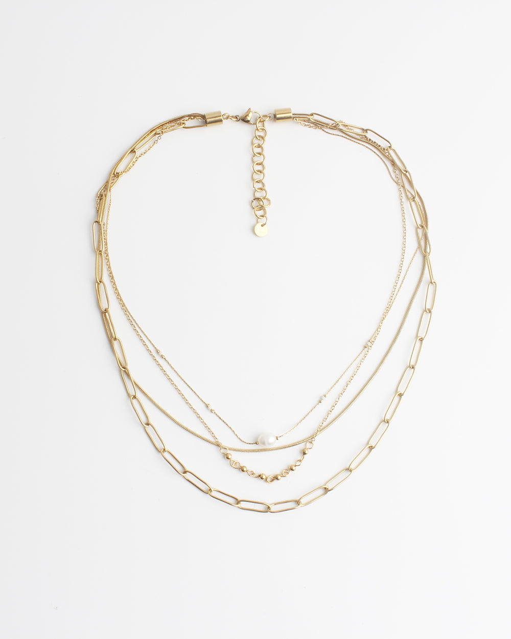 Eloise - Necklace - Natural Stone - Stainless Steel