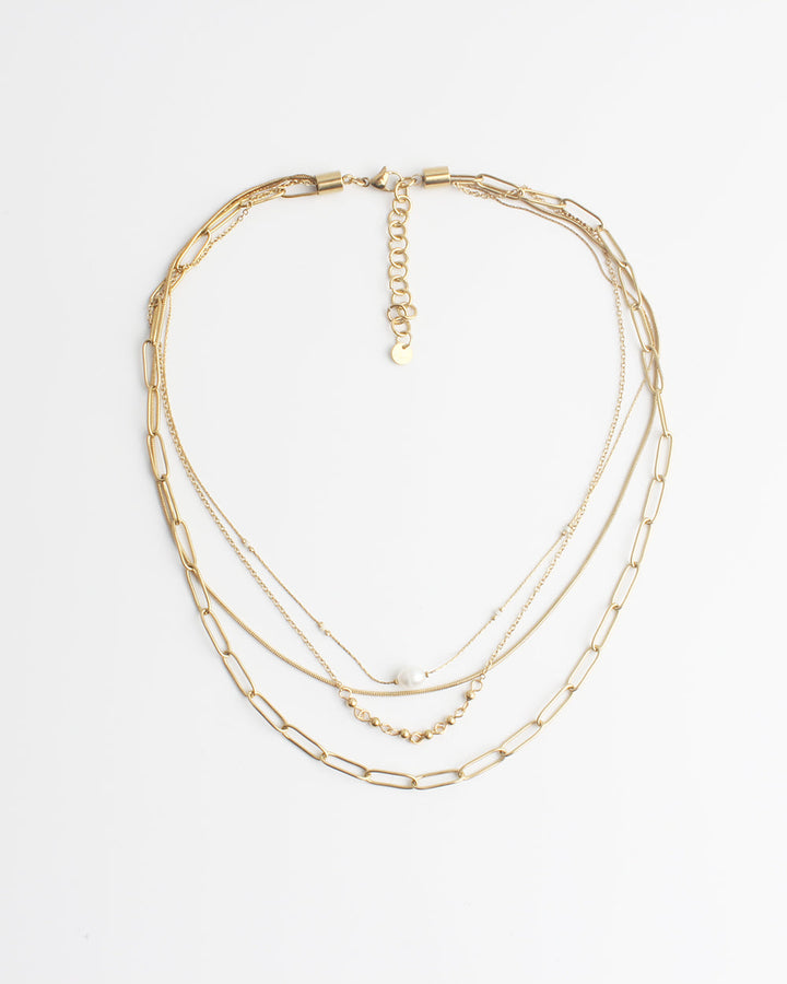 Eloise - Necklace - Natural Stone - Stainless Steel