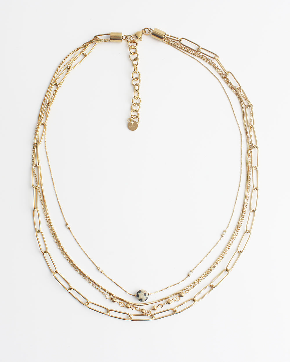 Eloise - Necklace - Natural Stone - Stainless Steel