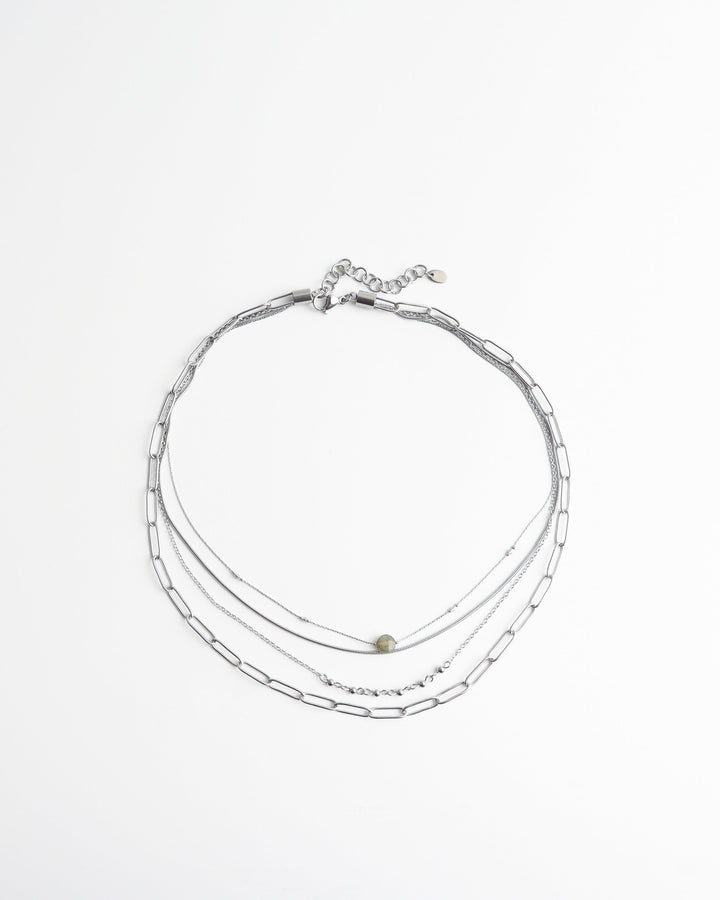 Eloise - Necklace - Natural Stone - Stainless Steel