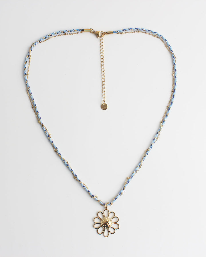 Lovely Flower - Necklace - Stainless Steel