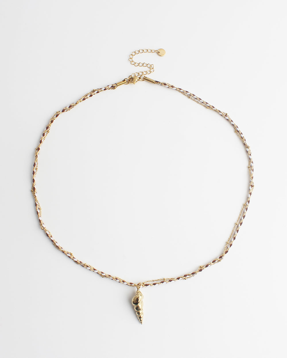Twisted Shell - Necklace - Stainless Steel