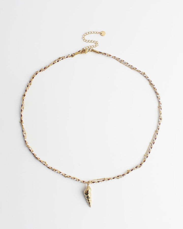 Twisted Shell - Necklace - Stainless Steel