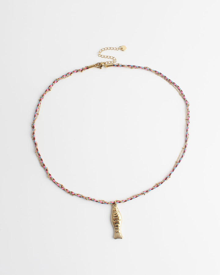Summer Fish - Necklace - Stainless Steel
