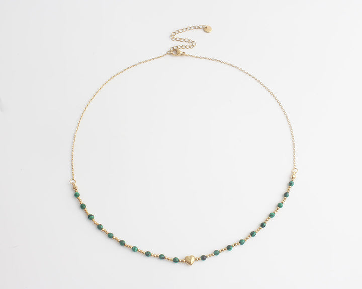 Giulia - Necklace - Natural Stone - Stainless Steel