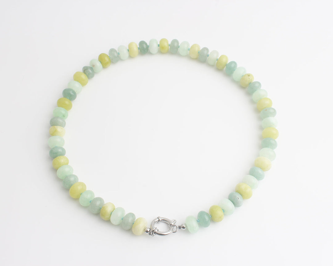 Clarisa - Necklace - Natural Stone - Stainless Steel