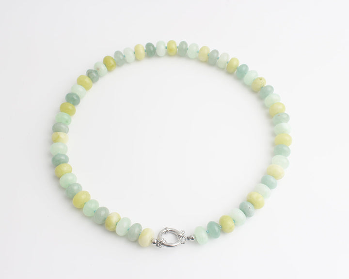 Clarisa - Necklace - Natural Stone - Stainless Steel