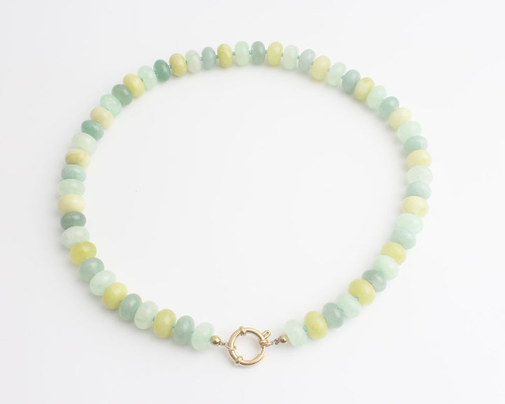 Clarisa - Necklace - Natural Stone - Stainless Steel