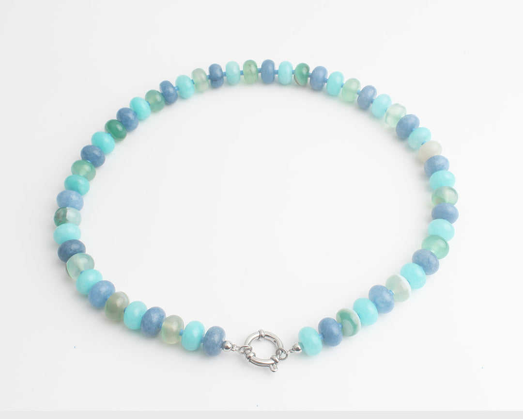 Clarisa - Necklace - Natural Stone - Stainless Steel