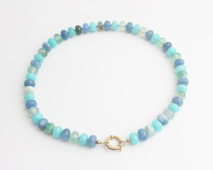 Clarisa - Necklace - Natural Stone - Stainless Steel