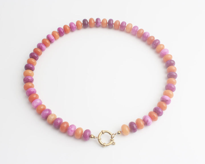 Clarisa - Necklace - Natural Stone - Stainless Steel