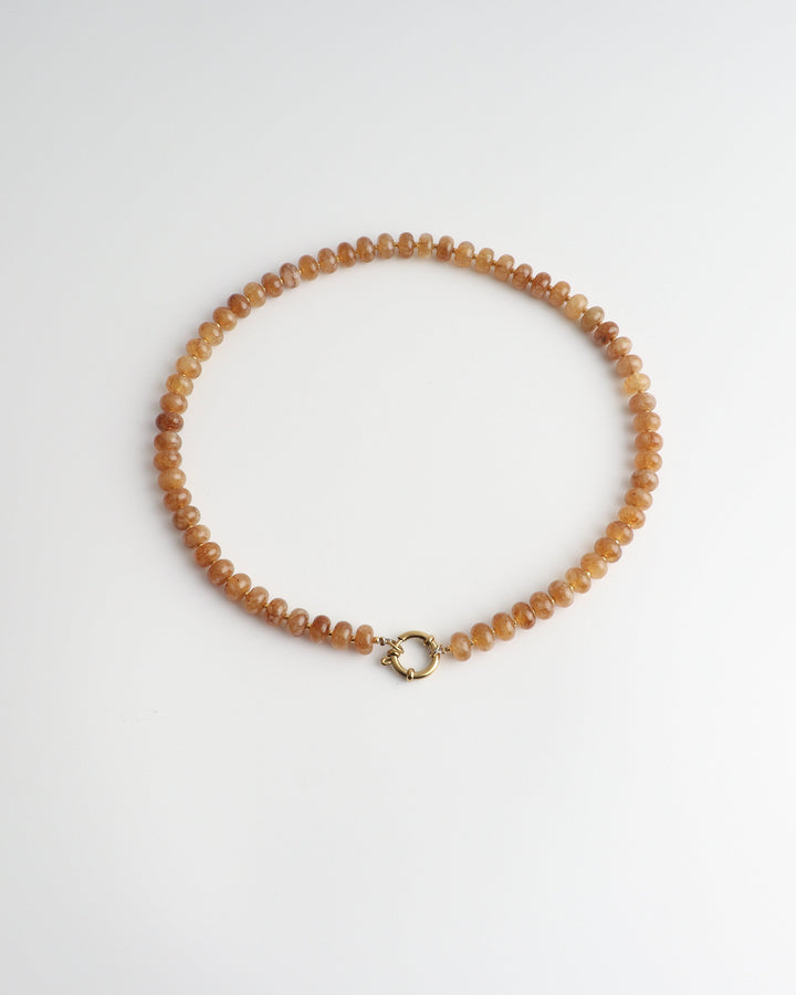 Darine - Necklace - Natural Stone - Stainless Steel