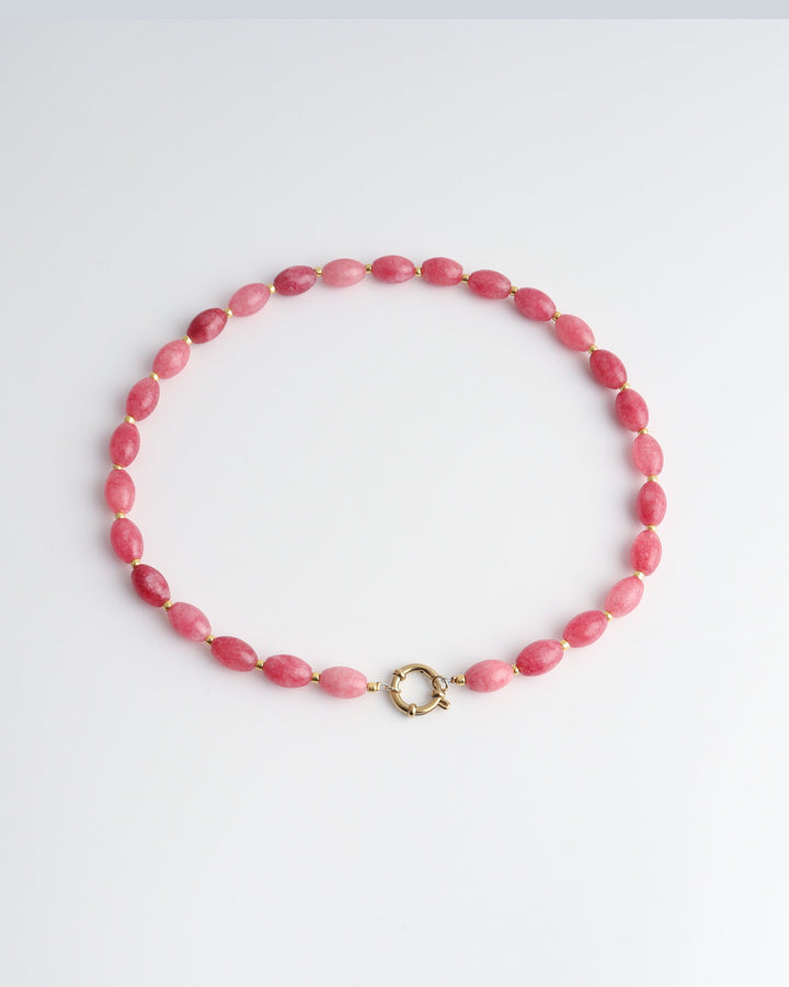 Jossy - Necklace - Natural Stone - Stainless Steel