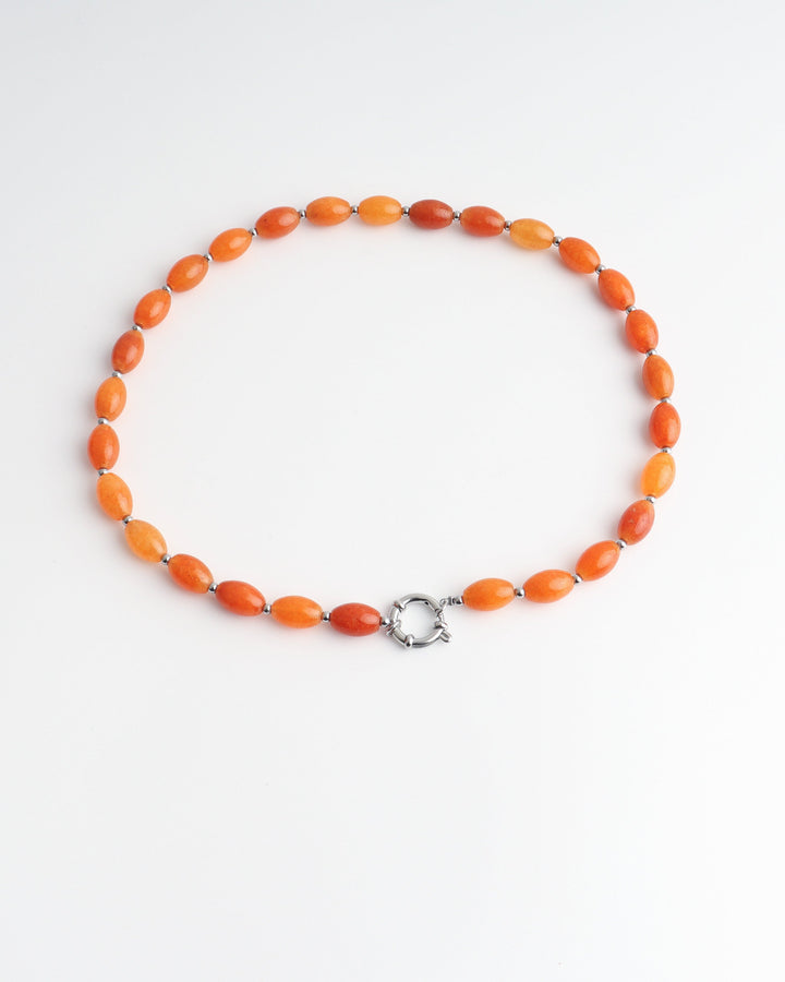 Jossy - Necklace - Natural Stone - Stainless Steel