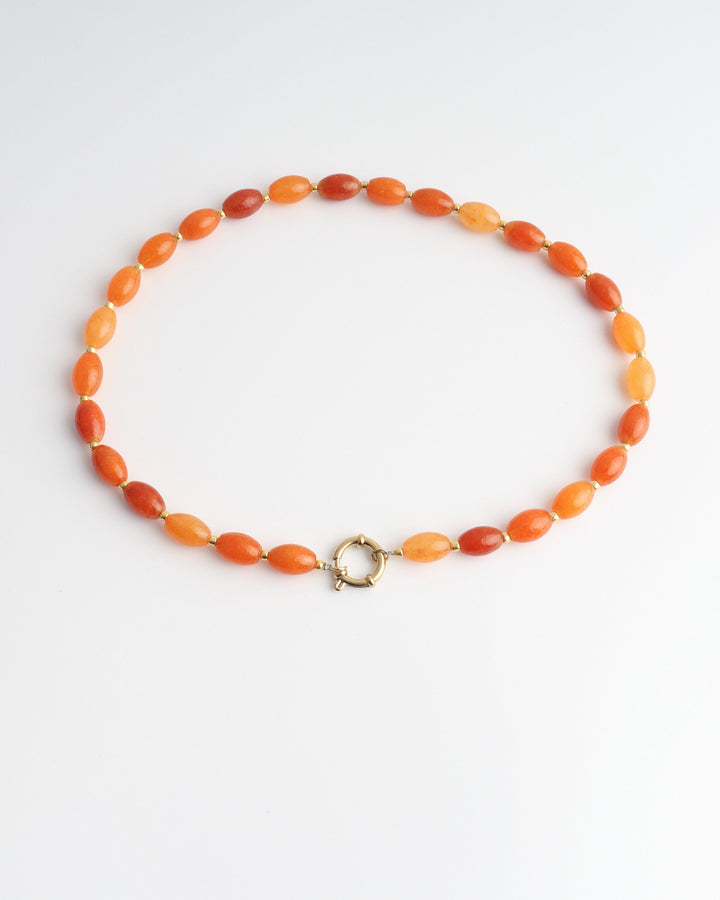 Jossy - Necklace - Natural Stone - Stainless Steel