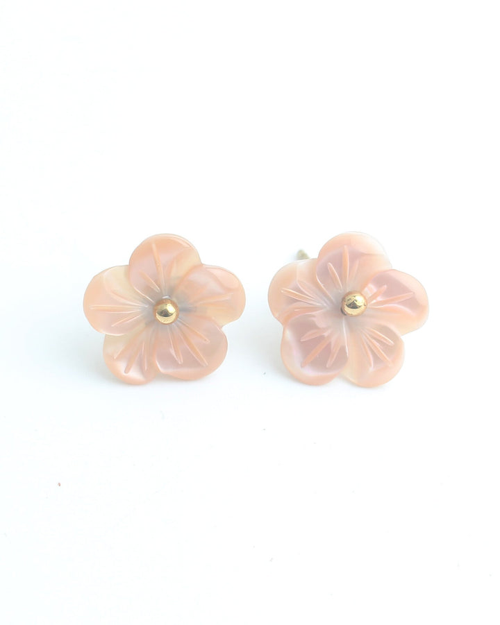 Shell Flower - Studs - Oorbellen - Stainless Steel