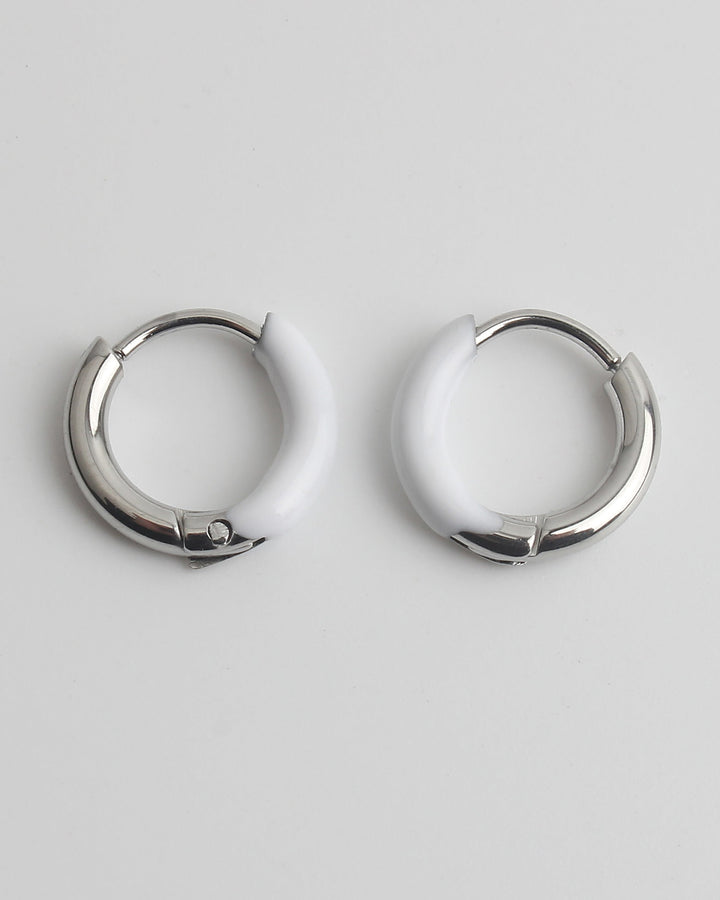 Tiny Happy Times - Oorbellen - Stainless Steel 1cm