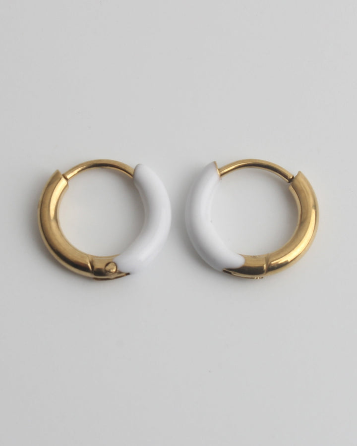 Tiny Happy Times - Oorbellen - Stainless Steel 1cm